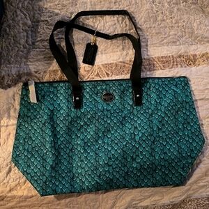 Coach Green Tote